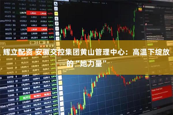 辉立配资 安徽交控集团黄山管理中心：高温下绽放的“她力量”