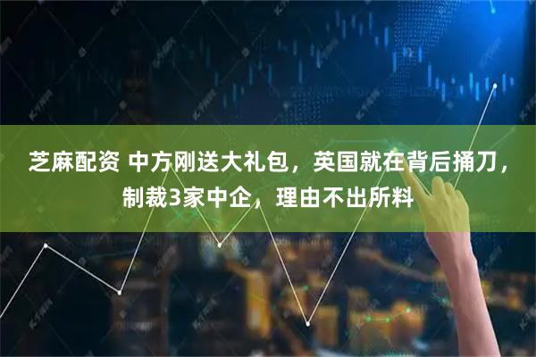 芝麻配资 中方刚送大礼包，英国就在背后捅刀，制裁3家中企，理由不出所料